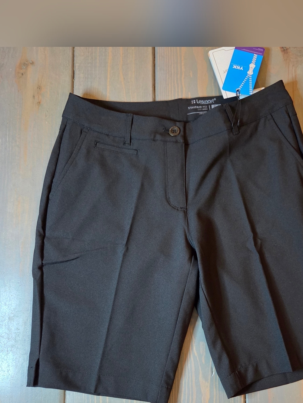Lesmart Black Golf Shorts Size 2 NWT Stretch Performance Athletic Casual